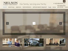 Tablet Screenshot of nielsonfamilydentistry.com